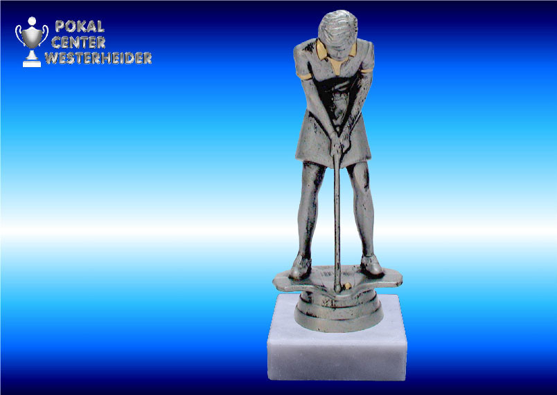 Minigolf Trophäe Damen Resin