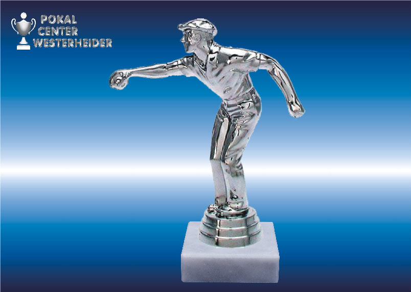 Boule / Bossel Trophäe silverglossy 13cm