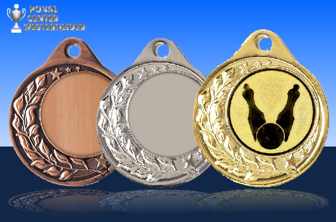 Kegel Medaille Halbranke