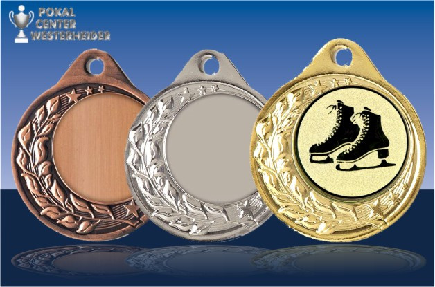 Eiskunstlauf Medaille Halbranke