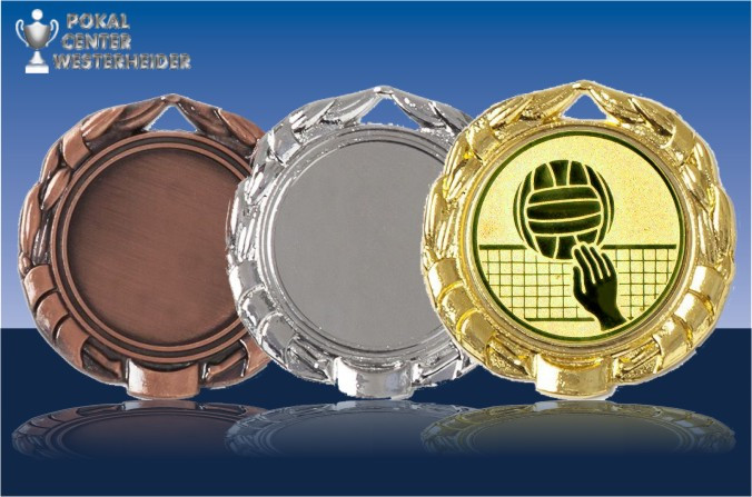 Volleyball Medaille "Hero"