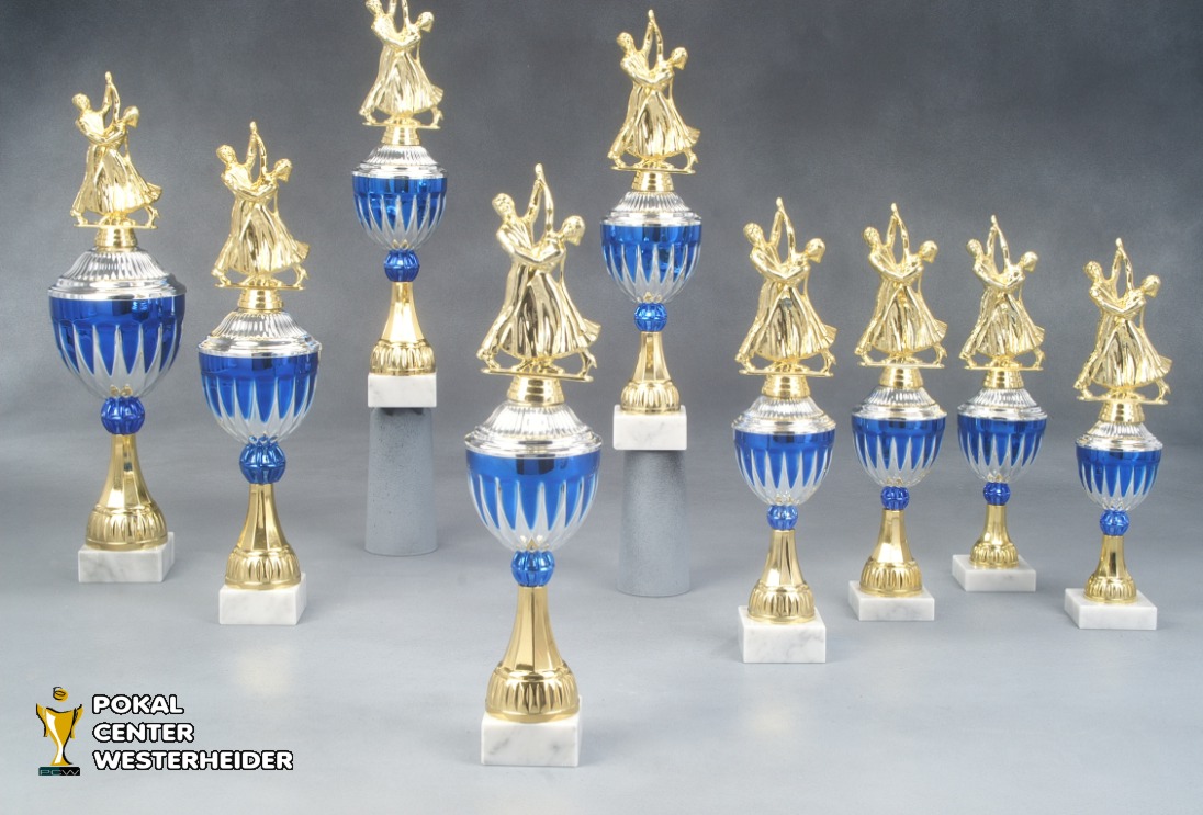 Tanzsport  Pokal 'CHICAGO' mit Figur