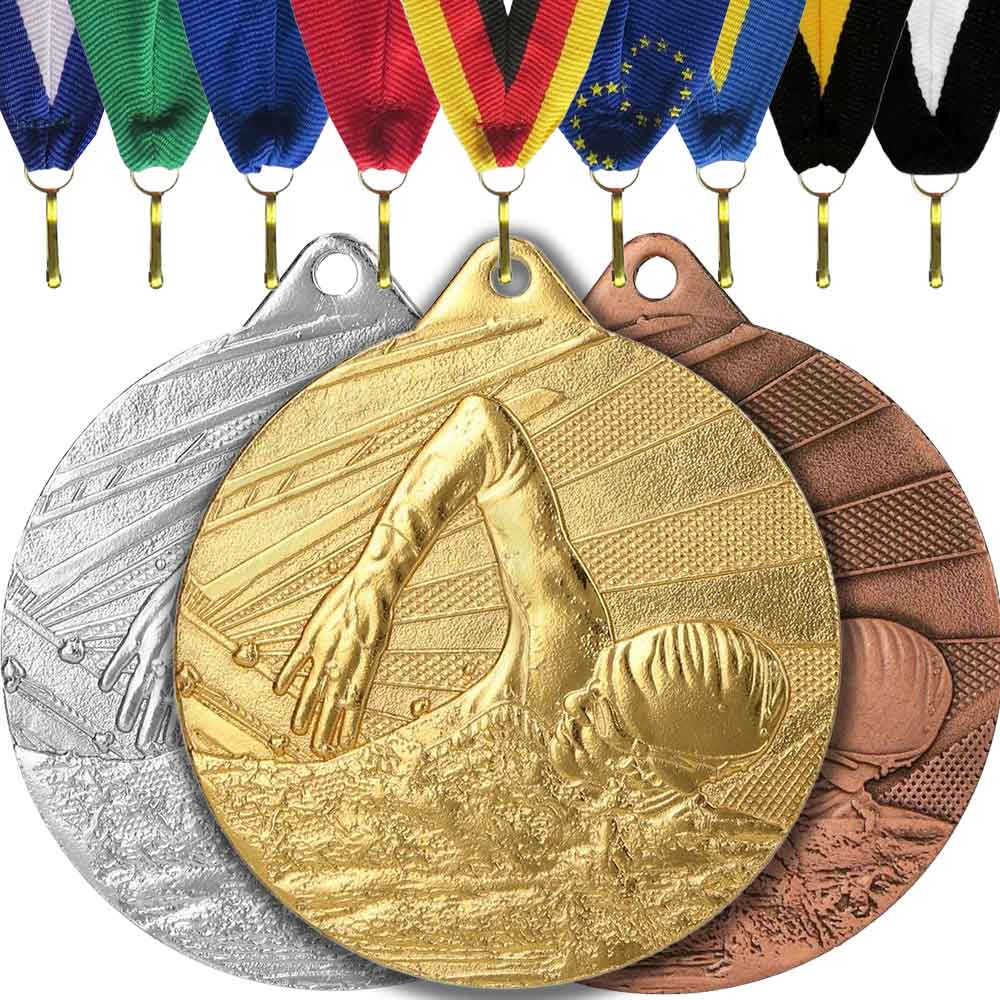 Schwimm Medaille "Arena"
