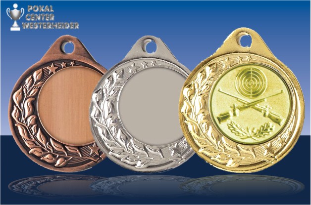 Schützen Medaille Halbranke