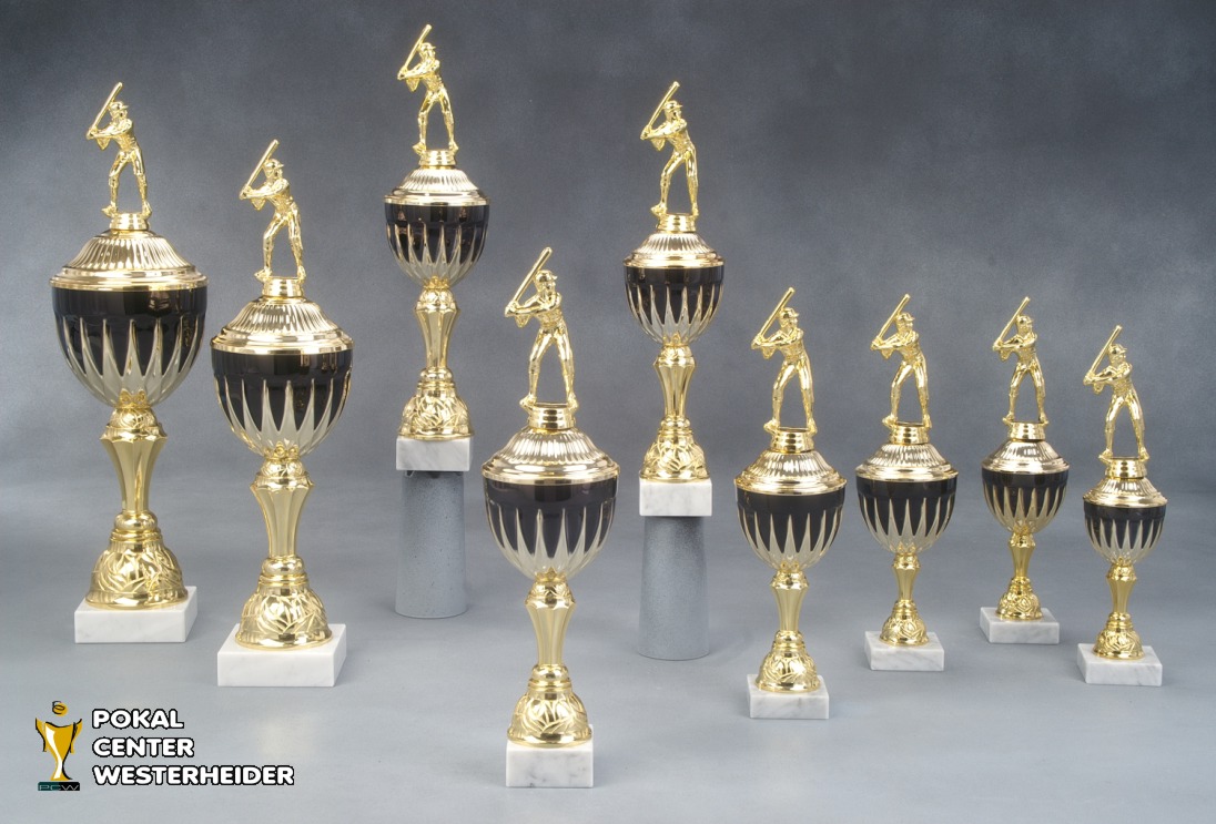 Baseball Pokal 'COLOMBO' mit Figur
