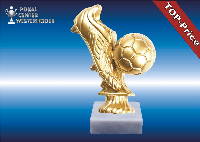 Fussball Figuren galvano in gold 