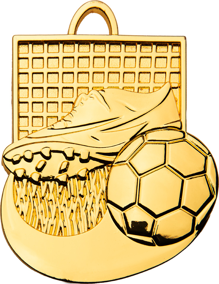Fußballmedaille "Hattrick" Ø 60mm