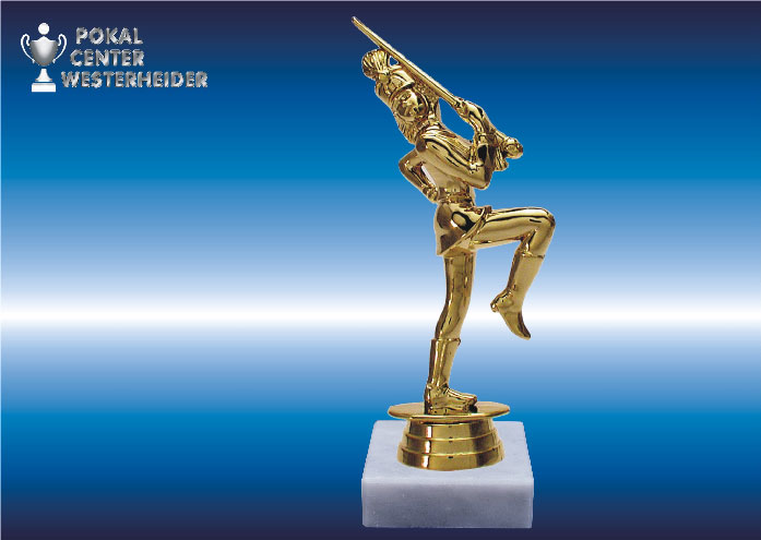 Karnevalsfiguren-Trophäen gold 