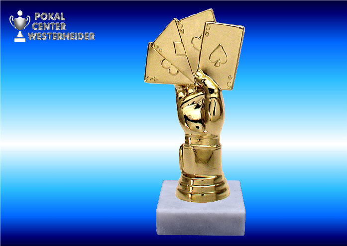 Poker Figuren gold