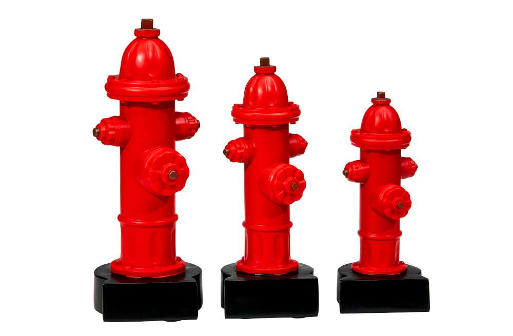 Feuerwehr Trophäe Hydrant 