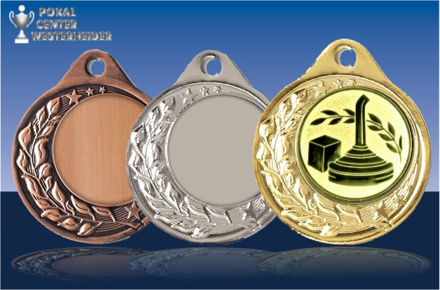 Eisstockschießen Medaille Halbranke