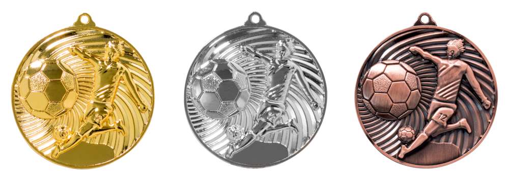 Fußballmedaille "Volley"