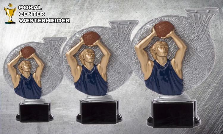 Basketball Trophäe "Korb" in 3 Größen