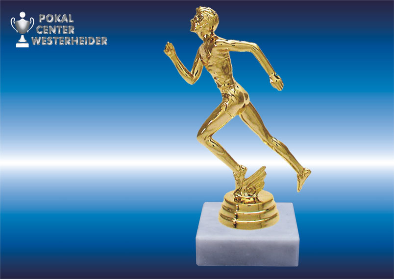Leichtathletikfiguren Herren goldglanz