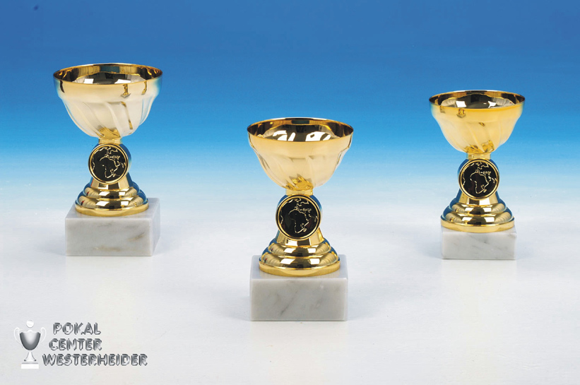 günstige Mini Pokale in gold