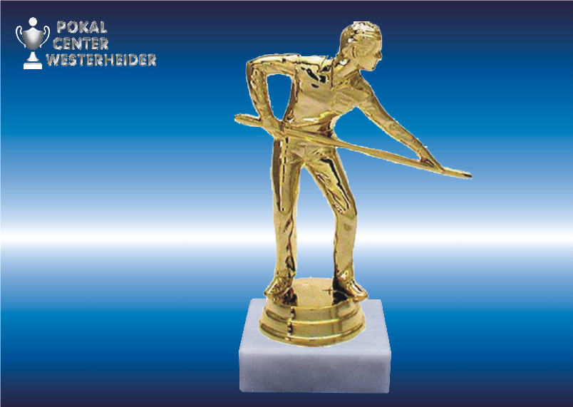 Billard Trophäe in Gold