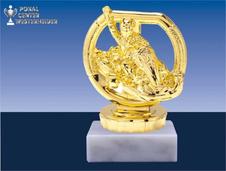 Gokartfiguren in gold