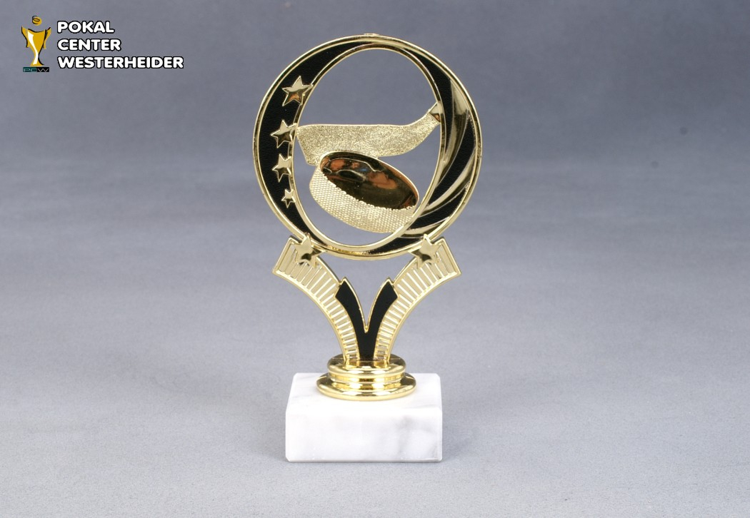 Eishockey-Trophäen  gold-schwarz