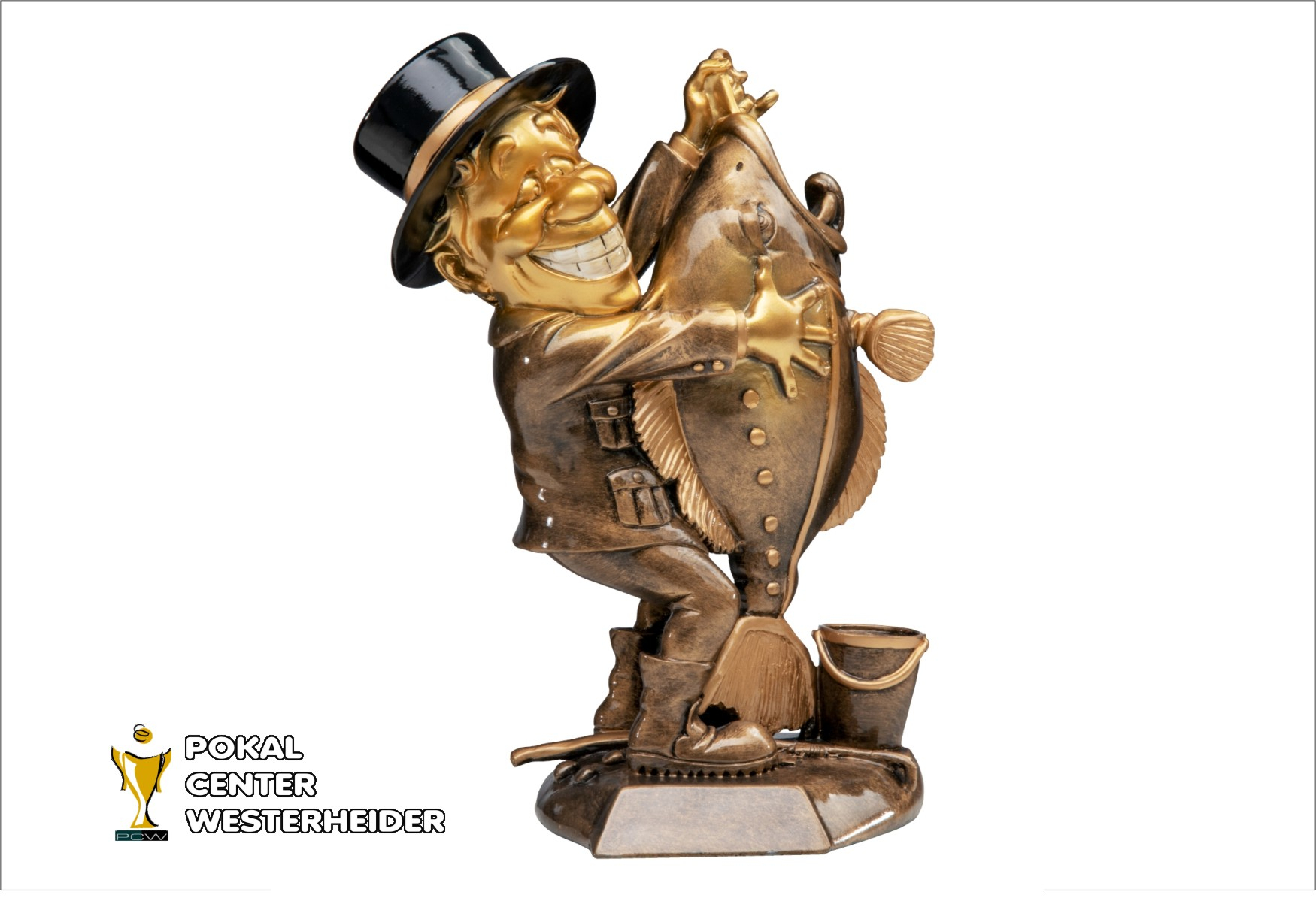 Angler Trophäe "Crazy"