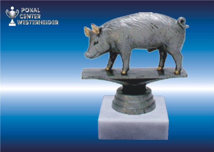 Landwirtschafts-Trophäen Schwein Herdbuchtrophäen
