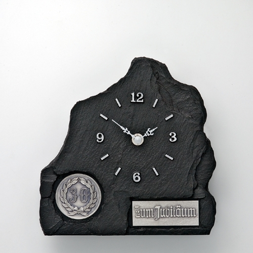 günstige Schieferlook Uhr 