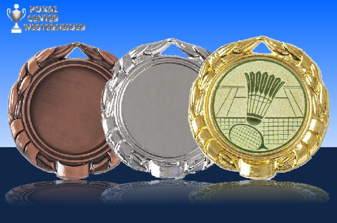 Badminton Medaille ''Hero''