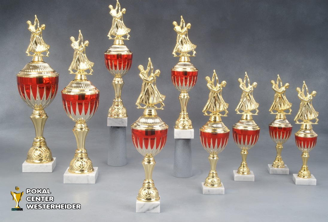 Tanzsport Pokal 'MIRA' mit Figur