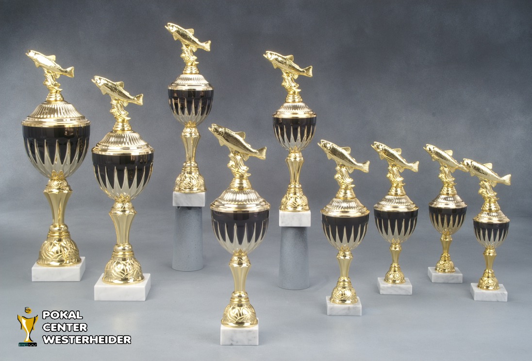 Angeln Pokal 'COLOMBO' mit Figur