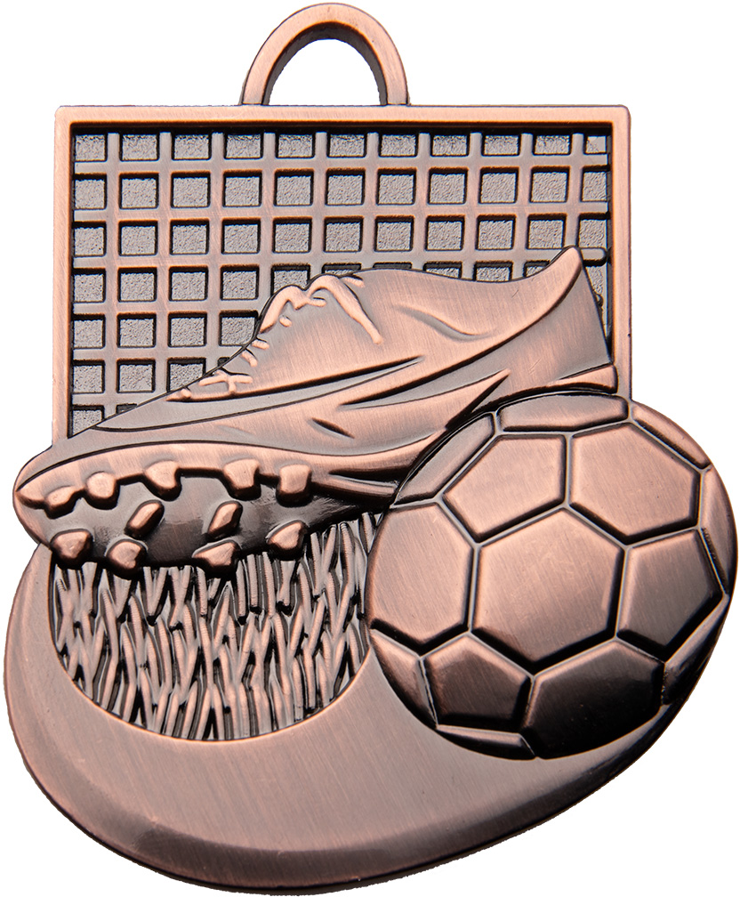 Fußballmedaille "Hattrick" Ø 60mm