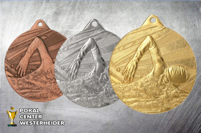 Schwimm Medaille "Arena"