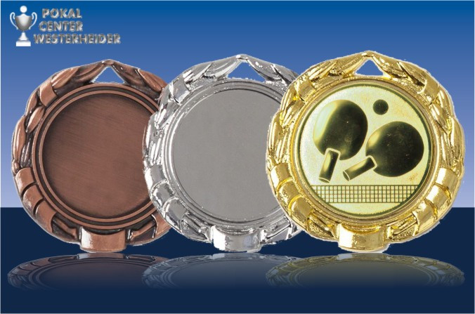 Tischtennis Medaille ''Hero''